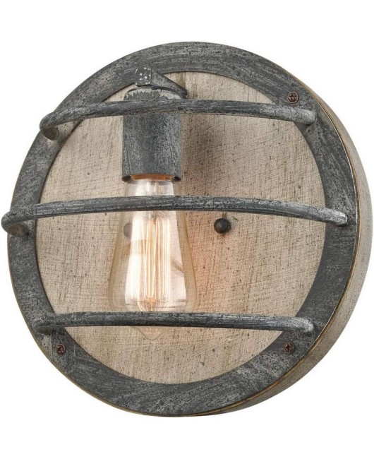 Creative Woodcraft American Country Vintage Wall Light Industrial Style Western Restaurant Corridor Coffee Shop Homestay Bedroom Bedlight