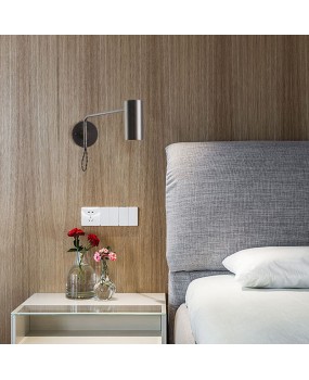 Nordic wall lamp, modern, simple, creative, personalized, bedside, hallway, living room, villa designer, bedside, bedroom