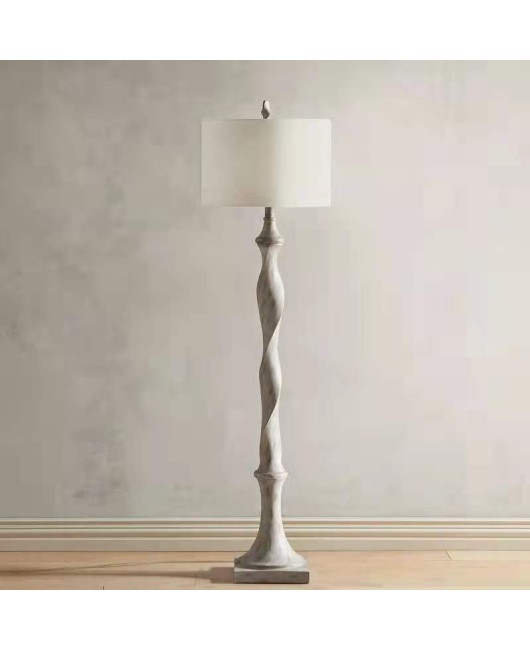 Creative American rural solid wood retro old French style lamp, living room, dining room, hotel and villa lamp