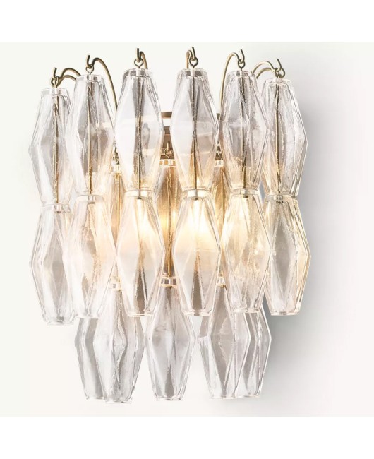 French retro glass pendant light, simple and atmospheric, creative designer, American living room, dining room, bedroom, room master light