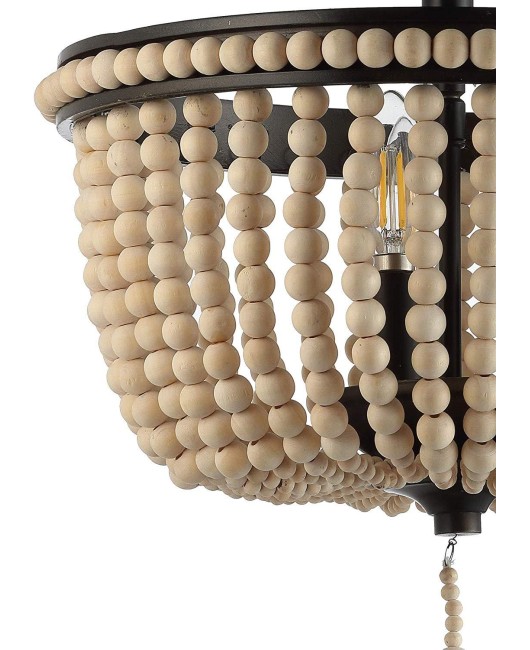 Cross border exclusive American style rural wooden bead lamps for living rooms, dining rooms, bedrooms, corridors, cloakrooms, decorative lighting fixtures