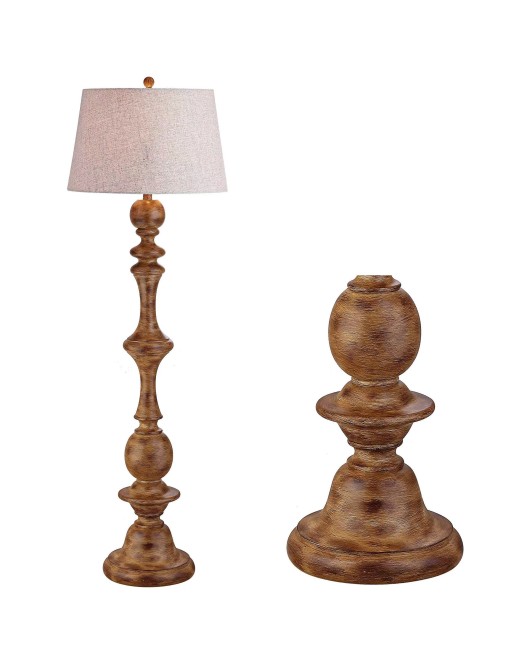 Creative Retro American Country French Solid Wood Floor Lamp Living Room Bedroom Study Room Hotel Rooms Homestay Hotel Lamp