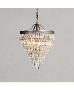 Creative French Grape Crystal Pendant, American Country Vintage Pendant, Living Room Bedroom Corridor Bar Restaurant Lighting