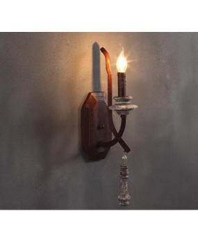 Creative American rural retro old wall lamp bedroom dining hall study staircase home stay decorative wall lamp