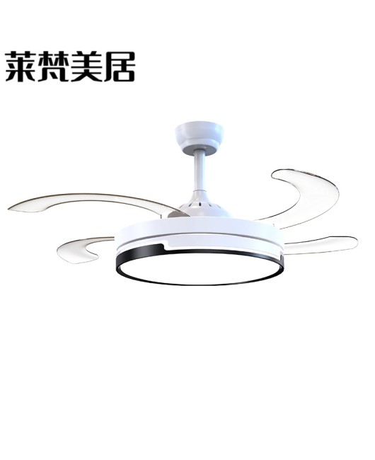 Invisible Fan Lamp Living Room Fan Leaf Dining Room Ceiling Fan Lamp Home Integrated Pendant Light 2024 New Electric Fan Lamp TT