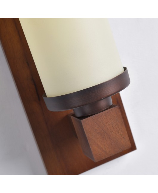 Cross border exclusive American style rural solid wood wall lamps for living rooms, dining rooms, bedrooms, corridors, stairwells, cloakrooms, wooden wall lamps