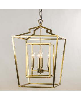 American style minimalist retro wrought iron chandelier, restaurant art lighting fixtures, living room lights, villa corridors, entrance hall lights, designer