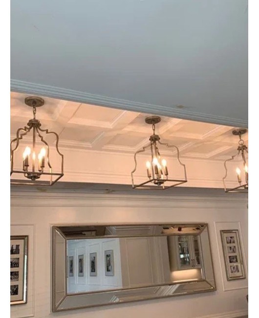 American style wrought iron retro chandelier, restaurant lights, bar counter, homestay model room, shop decoration, staircase decoration, lighting fixtures