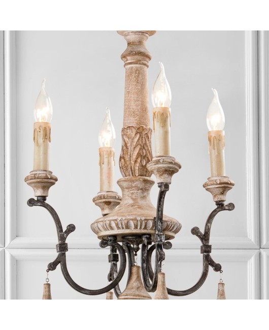 French lighting fixtures, American wooden chandeliers, homestay designers, bedrooms, dining rooms, art, rural carvings, living rooms