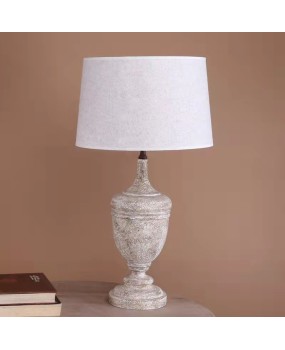 Creative American rural solid wood used desk lamp Bedroom bedside villa Living room Study B&B hotel Decorative lamps