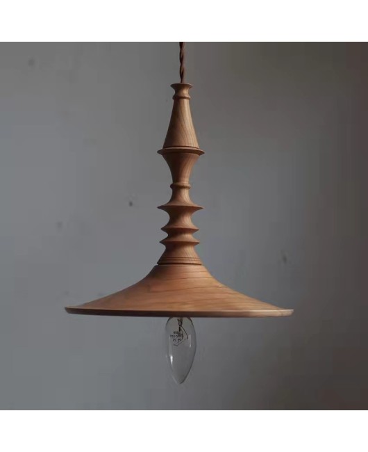 Japanese retro pendant lamp, handmade wooden atmosphere lamp, original decoration hanging lamp, entrance hall restaurant, bedside pendant lamp, homestay