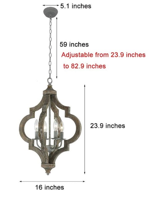 Cross border exclusive American style rural house style solid wood chandelier, living room, dining room, bedroom, foyer, personalized creative chandelier