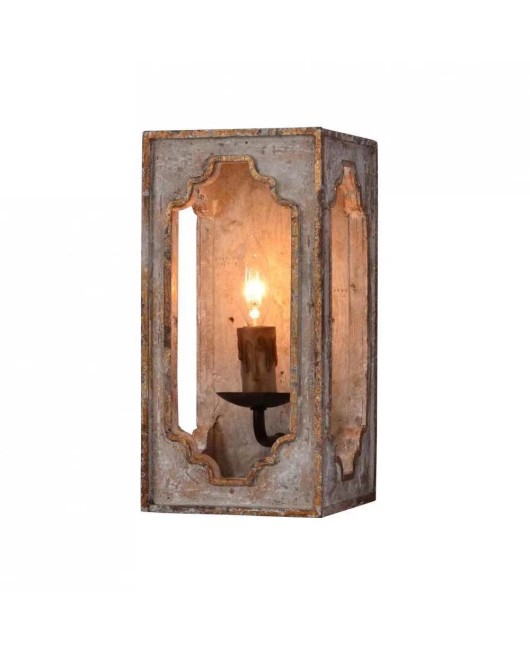 American style rural wooden wall lamp, French retro vintage vintage, used for living room, dining room, bedroom, corridor, bedroom lighting fixtures