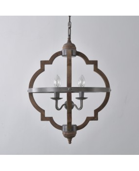 Cross border exclusive American style rural wooden pendant lights for living rooms, dining rooms, bedrooms, corridors, entrances, clothing stores, coffee shops, pendant lights