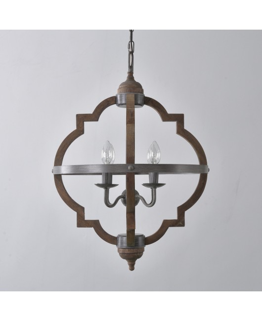 Cross border exclusive American style rural wooden pendant lights for living rooms, dining rooms, bedrooms, corridors, entrances, clothing stores, coffee shops, pendant lights