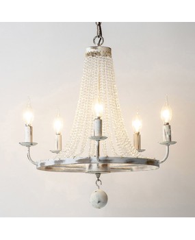 American countryside retro vintage French countryside crystal chandelier living room dining room bedroom clothing store mounted lighting fixtures