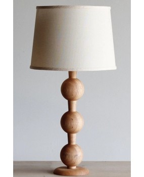 American retro wooden gourd table lamp villa homestay hotel model room clothing store designer bedroom study