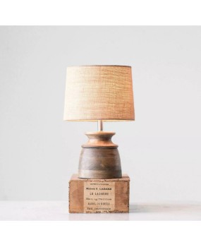 Solid wood antique American style minimalist mini homestay resort hotel living room coffee table table lamp bedroom bedside table lamp