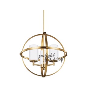 Postmodern American minimalist and atmospheric creative circular globe lighting, living room, dining room, bedroom, study, pendant lamp