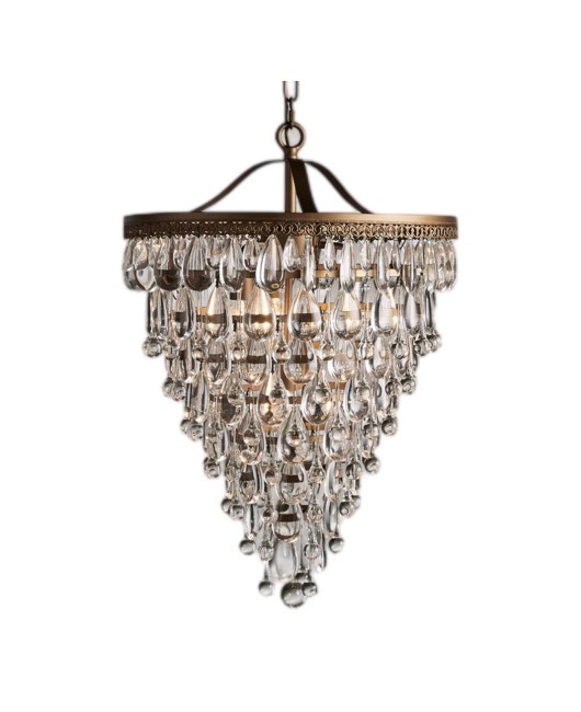 American retro crystal chandelier, grand and high-end creative designer, French internet celebrity, living room, dining room, shop, bedroom