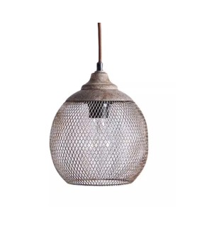 American retro industrial style iron mesh pendant light, creative restaurant light, coffee shop combination light designer