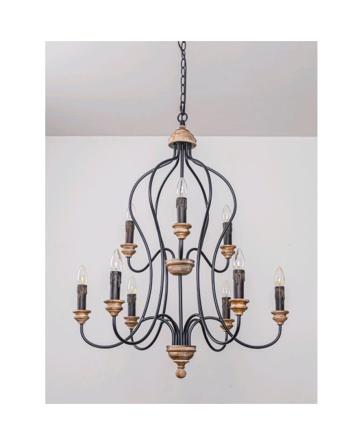 American retro restaurant chandelier homestay lighting creative personality French warm romantic bedroom master light living room light