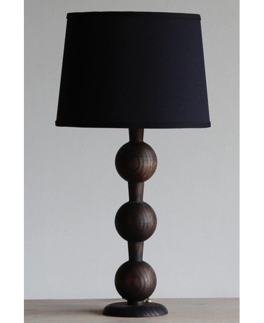 American retro wooden gourd table lamp villa homestay hotel model room clothing store designer bedroom study