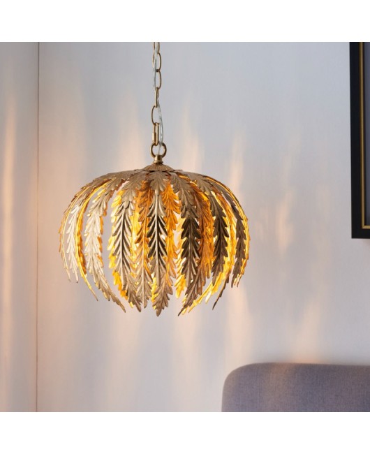 French retro pendant light, simple and atmospheric rustic American designer, internet celebrity, creative living room, dining room, bedroom, foyer