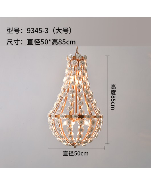 Creative American rural Nordic modern simple ceramic pendant lamp living room dining room bedroom princess room lamps