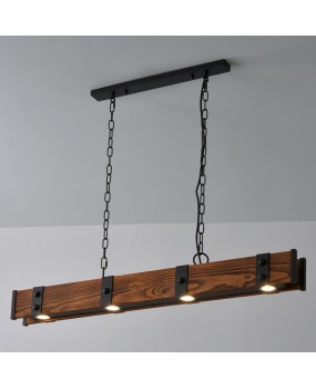 Cross border exclusive for American style rural industrial style wooden pendant lamps, study rooms, offices, restaurants, and decorative lighting fixtures