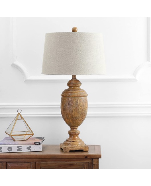 Export creativity American rural solid wood retro old desk lamp bedroom study living room hotel home stay villa desk lamp