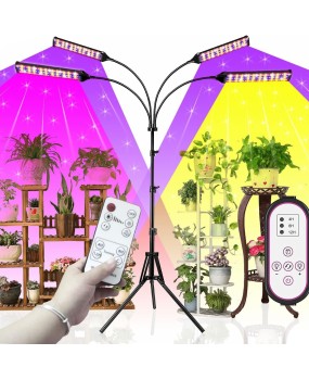 Ground mounted plant growth lamp 12V plant lamp fill light clip dimming timing full spectrum seedling simulation sunlight