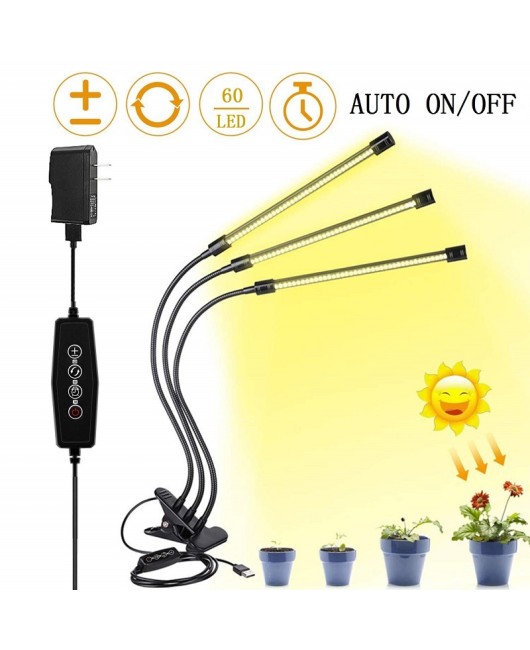 Cross border exclusive LED clip plant light USB interface 5V full spectrum 30W solar hose golden fill light