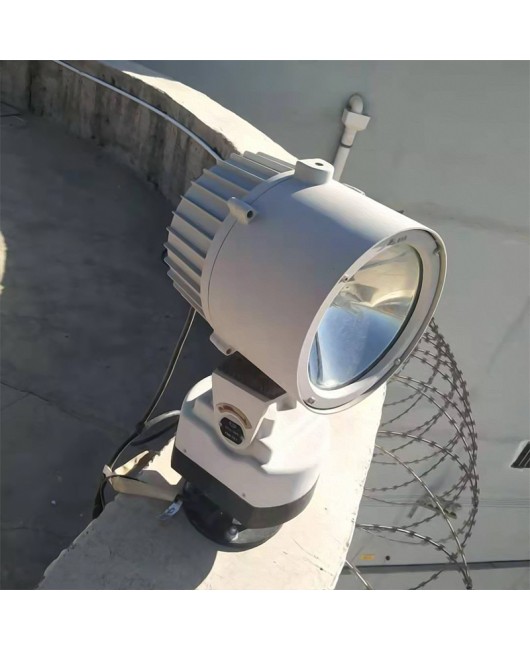 LED searchlight remote spotlight waterproof marine detention center outdoor rotating prison border patrol spotlight outdoor