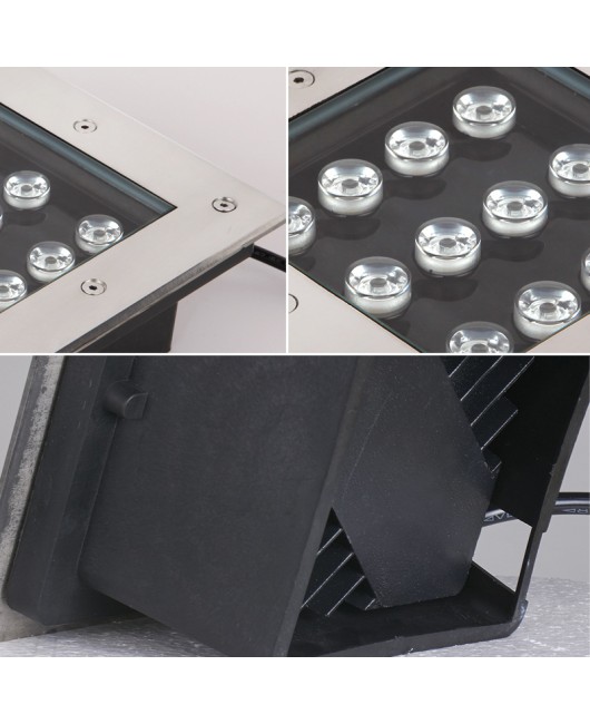 LED square buried lamp outdoor lawn square buried lamp lighting 3W4W5W9W12W24W36W waterproof spotlight