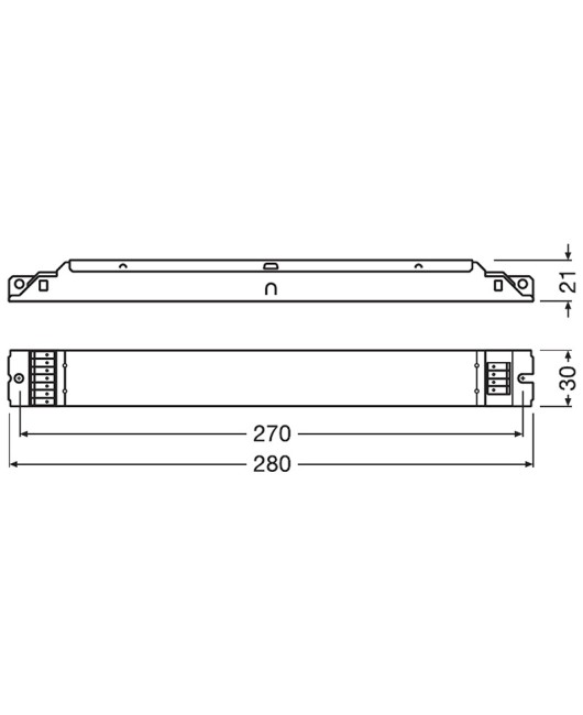 LED strip switch power supply Dali dimming driver panel light 25W isolated constant current Osram driver