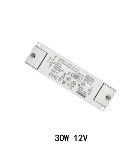 30w 60w 120w Osram 12V LED strip transformer driver with flicker free constant voltage LED driver power supply