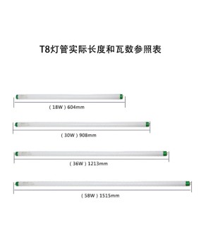 Philips traditional T8 three color fluorescent tube 18W30W36W58W glass straight tube fluorescent tube