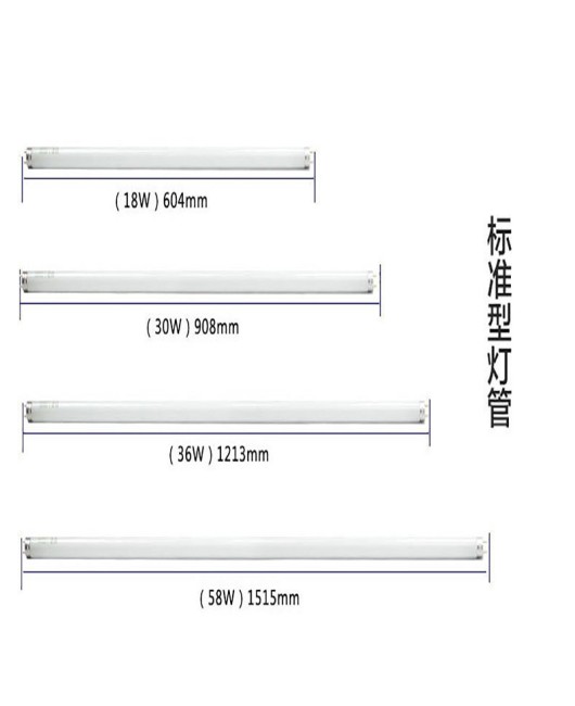 Philips traditional old-fashioned halogen powder T8 fluorescent tube 18W30W36W58W glass straight tube Feidong fluorescent lamp