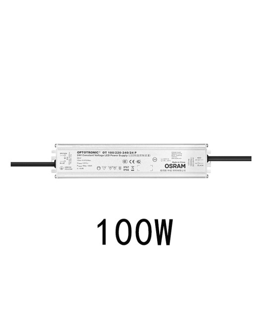 Osram 24V light with transformer outdoor waterproof power supply 100W floodlight no flicker constant voltage LED driver