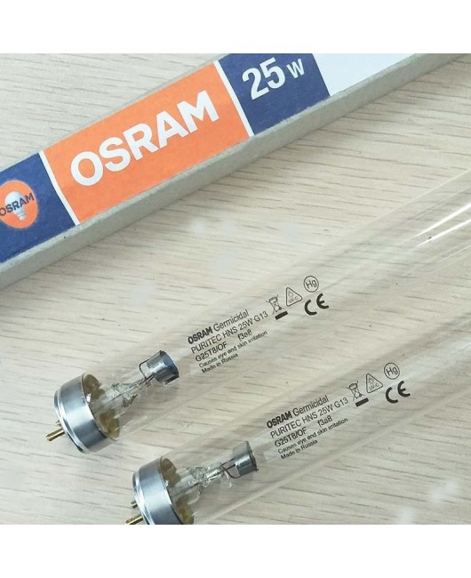 Osram UV tube HNS25W T8 G13 household air sterilization can be matched with bracket power cord