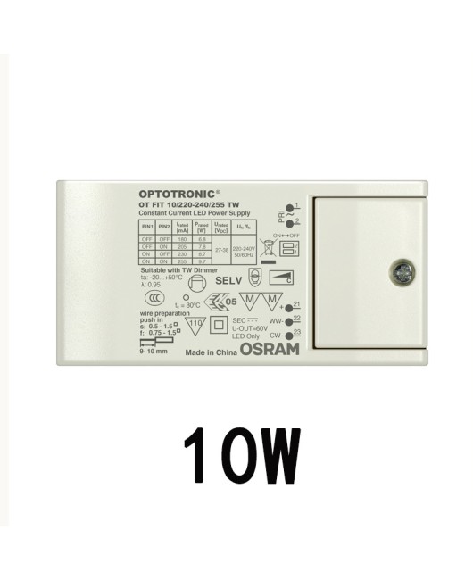 OSRAM constant current LED thyristor dimming and color adjustment driver power supply, flicker free Osram dual color driver