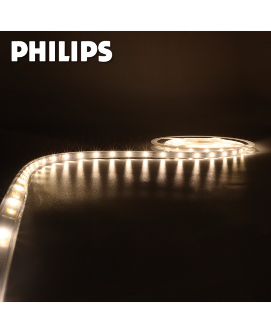 Outdoor waterproof 24V low-voltage flexible Philips LED strip wholesale engineering decoration S-shaped sleeve silicone LED strip