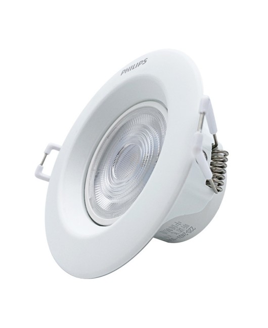 Economy ceiling Philips LED spotlights for small hills, home restaurants, hotels, anti glare embedded bullseye spotlights