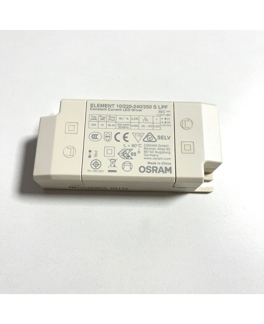 Osram constant current compact power supply ELEMENT4-15W low P flicker free 3-year warranty for tube lights and spotlight drivers