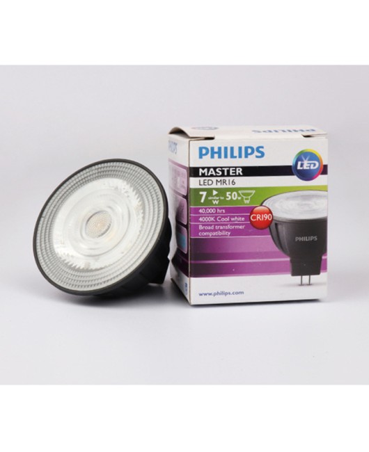 Philips MR16 lamp cup 12v economical 5W6.5w lamp cup GU5.3 dimming LED spotlight lamp cup