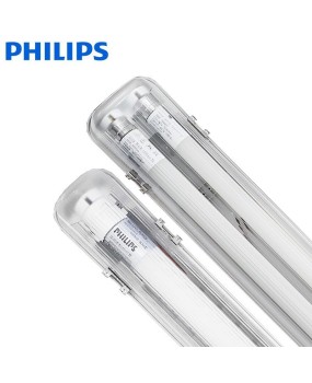 LED integrated purification lamp Mingxin Philips three proof lamp WT069C G2 single tube double tube outdoor workshop factory light