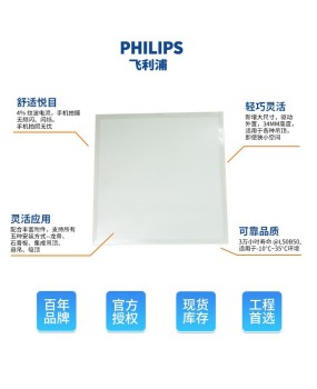 Philips LED flat panel light with straight light 600 * 600 integrated ceiling panel light gypsum mineral wool board ceiling light