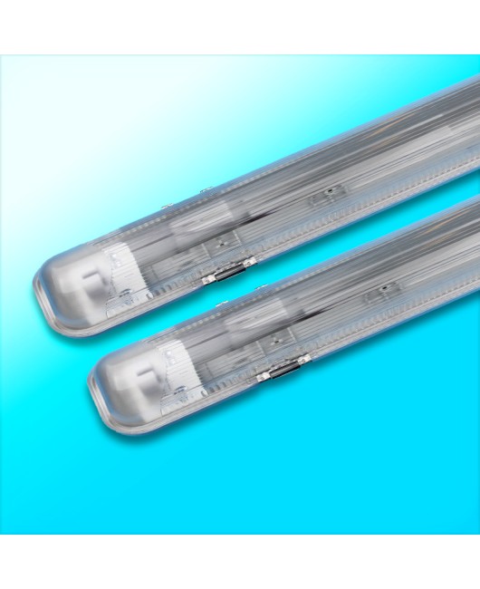 LED integrated purification lamp Mingxin Philips three proof lamp WT069C G2 single tube double tube outdoor workshop factory light