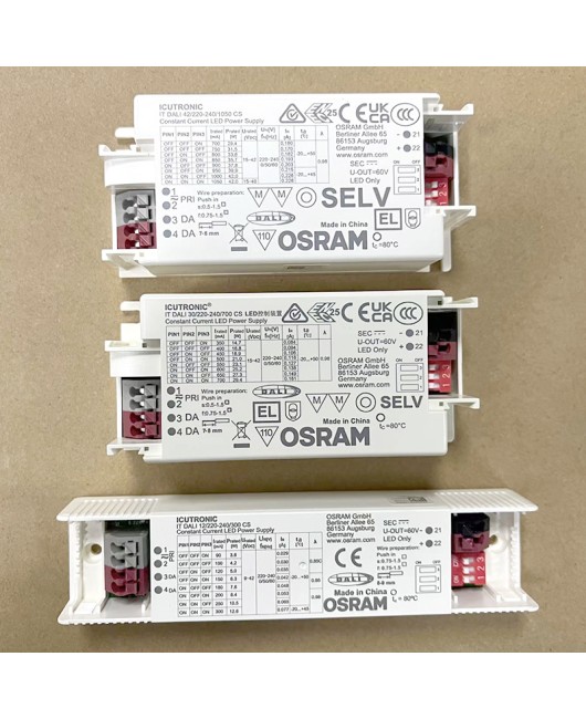 OSRAM constant current DALI dimming LED driver power supply 30W tube lamp transformer no flicker OSRAM driver